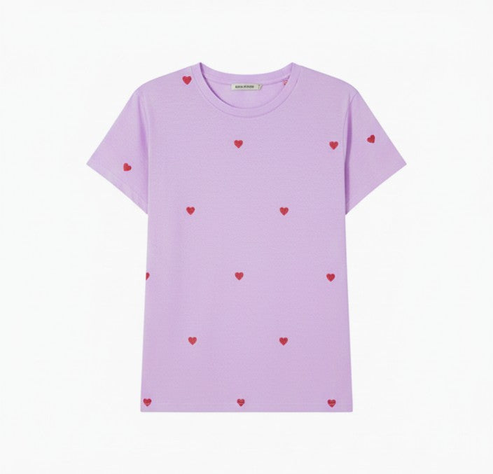 Camisa manga corta corazon